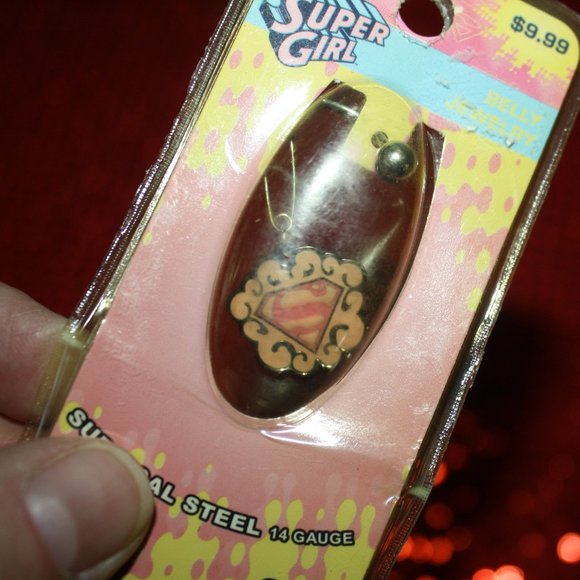 Super Girl Belly Ring - Picture 1 of 4